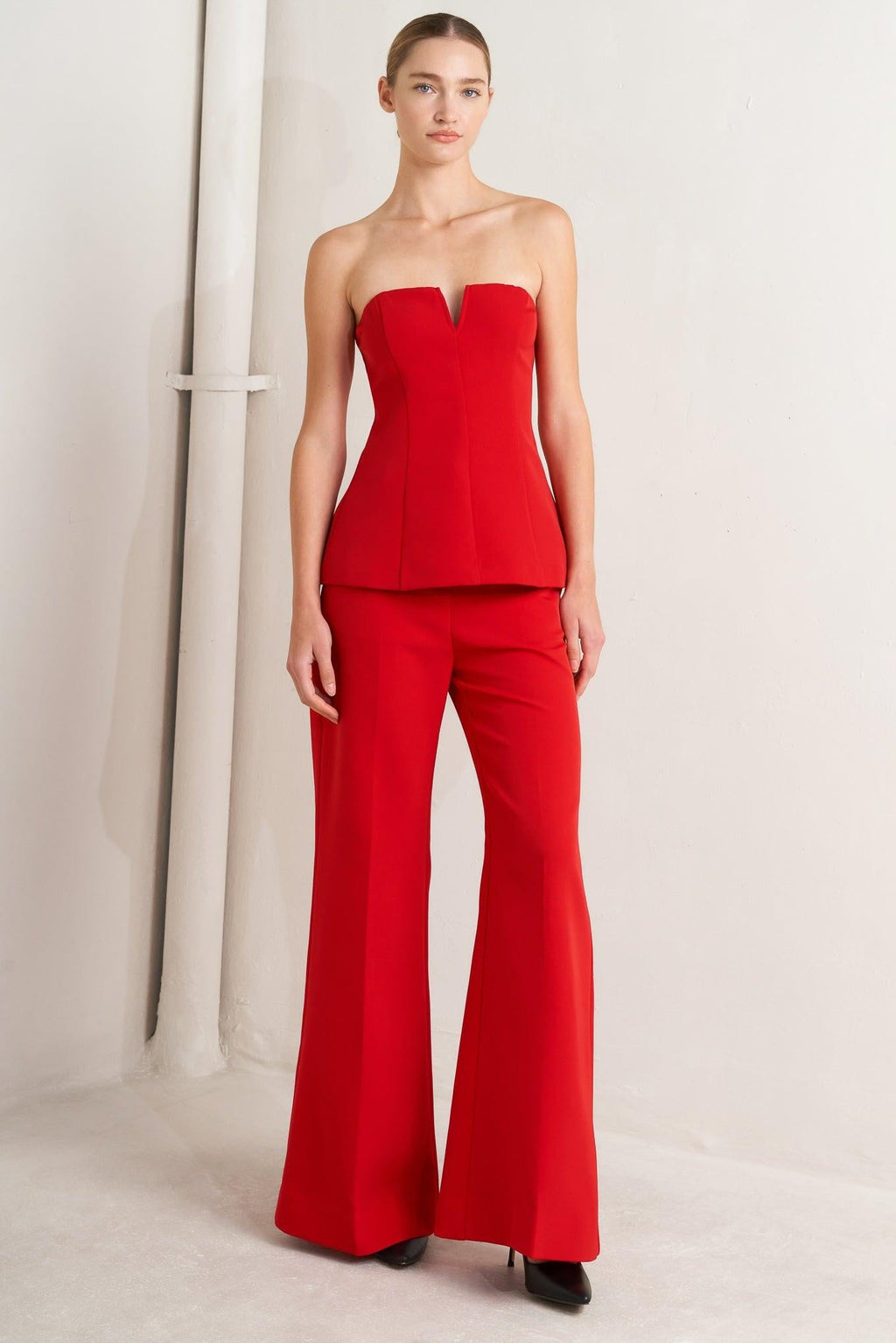 NOIR CONTOUR WOVEN PANTS
