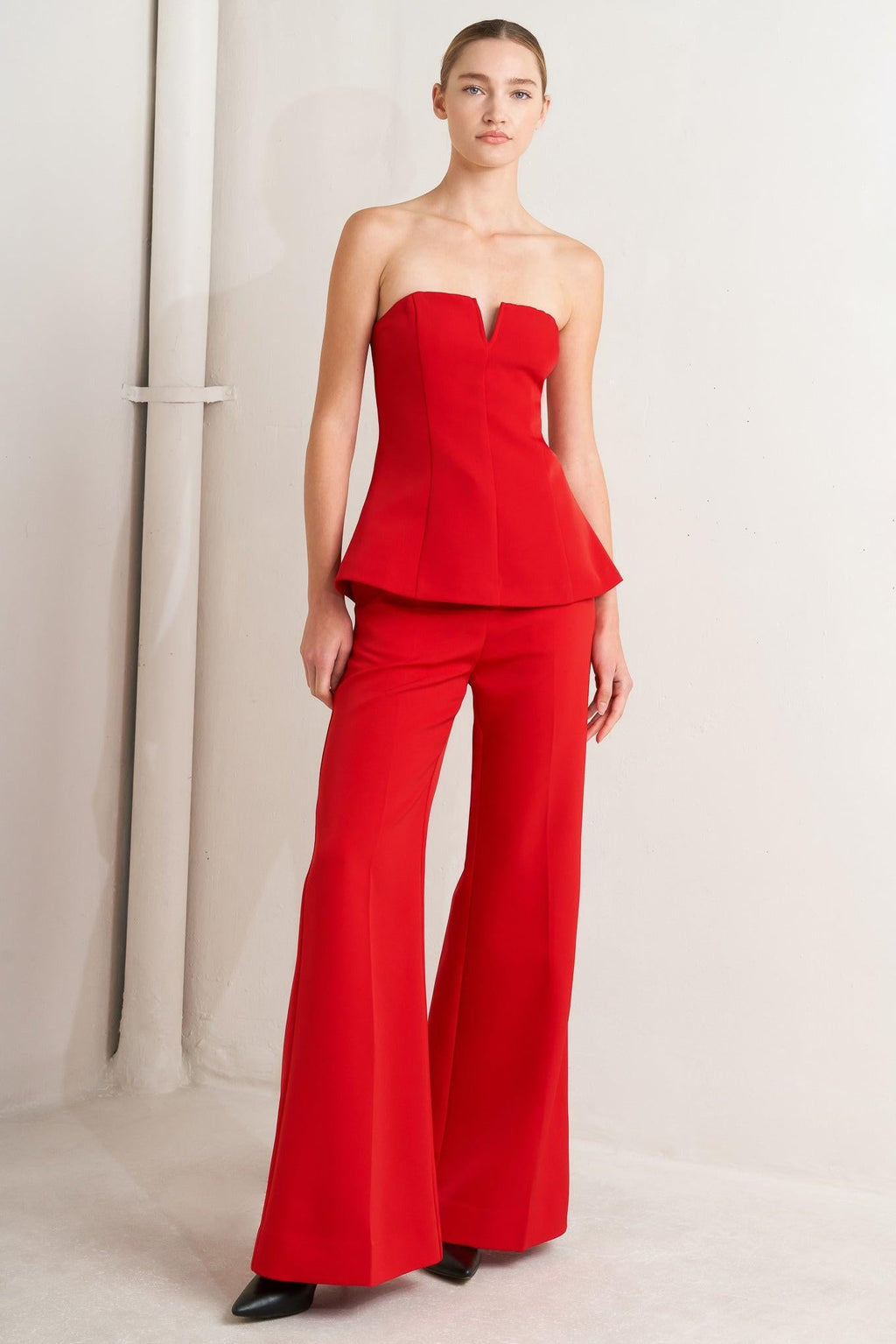 NOIR CONTOUR WOVEN PANTS