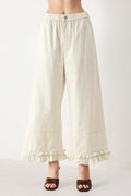 SUNDAY SOFT FLOW WOVEN CULOTTE PANTS