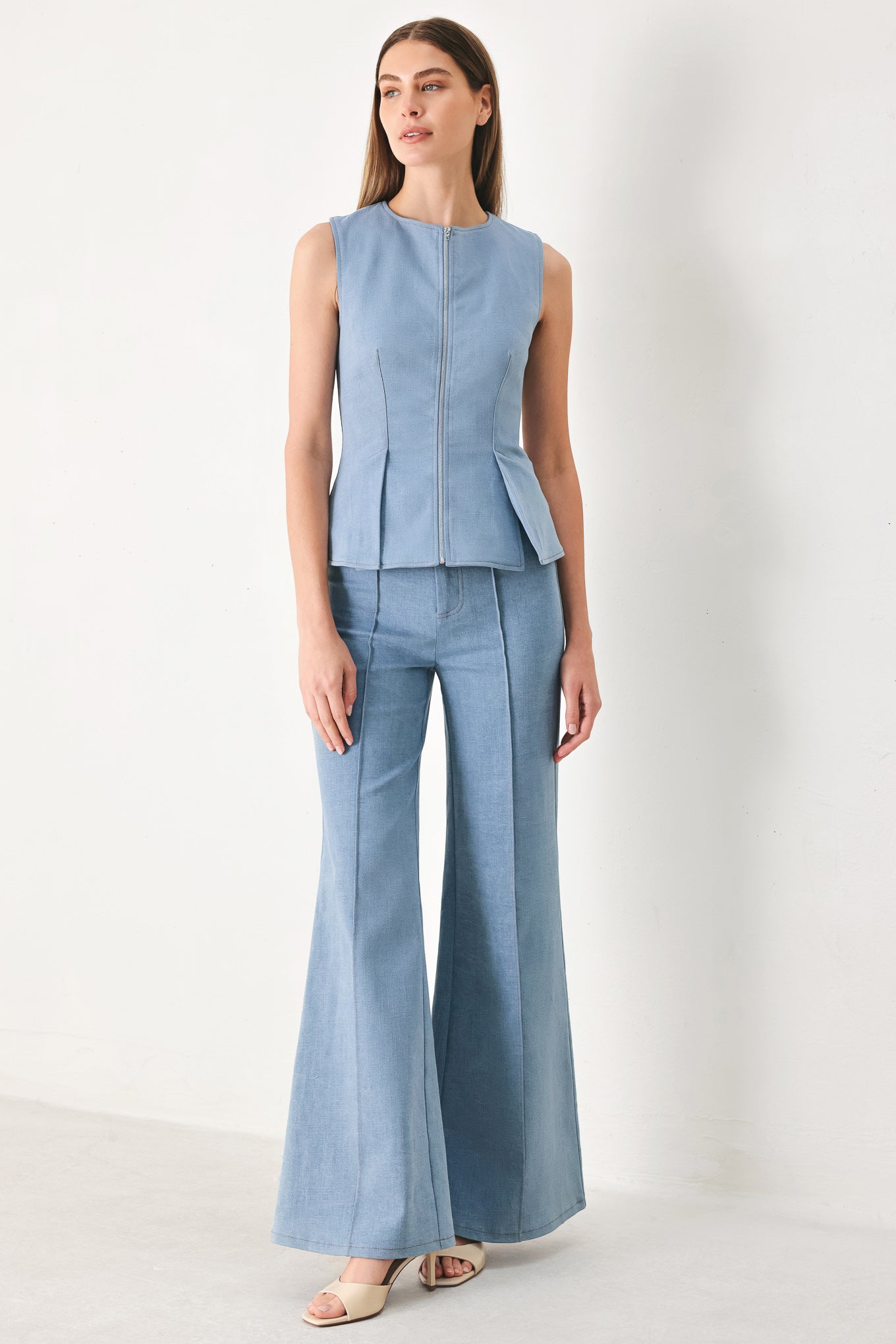 LUNA FLARE WOVEN PANTS