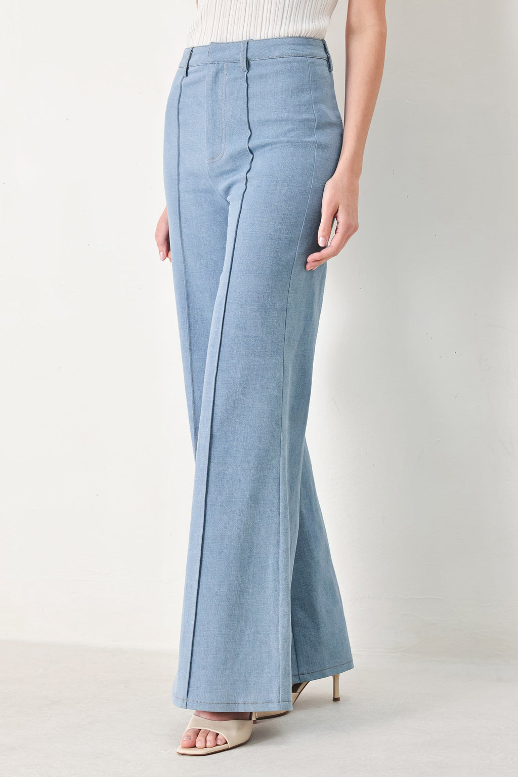 LUNA FLARE WOVEN PANTS