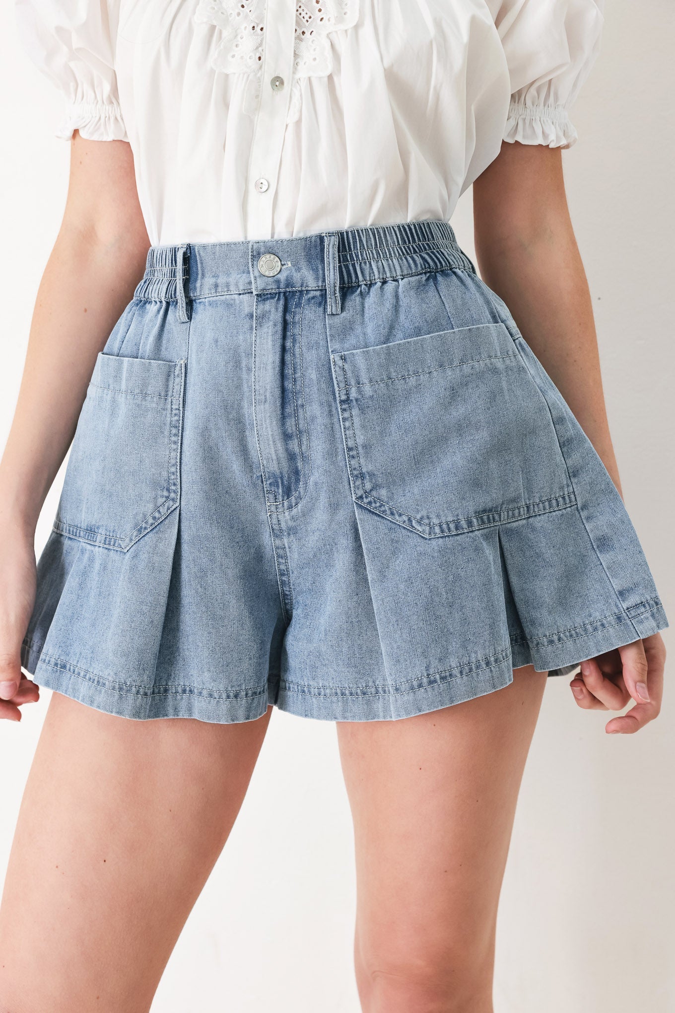 GIRL NEXT DOOR DENIM SHORT
