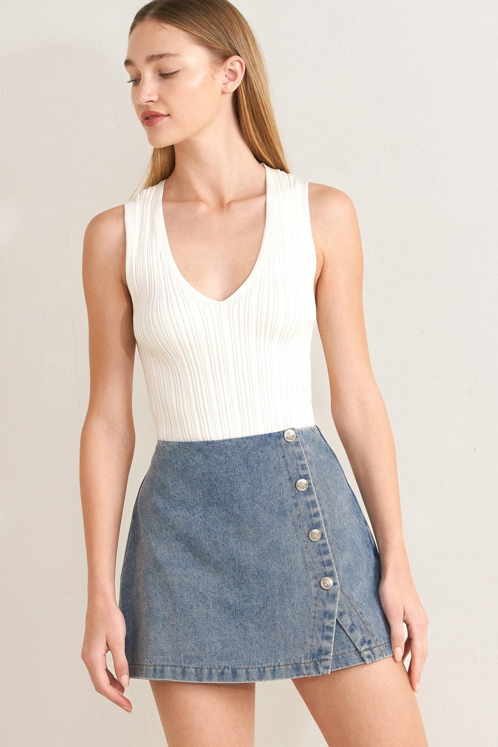 SANTA MONICA DENIM SKORT