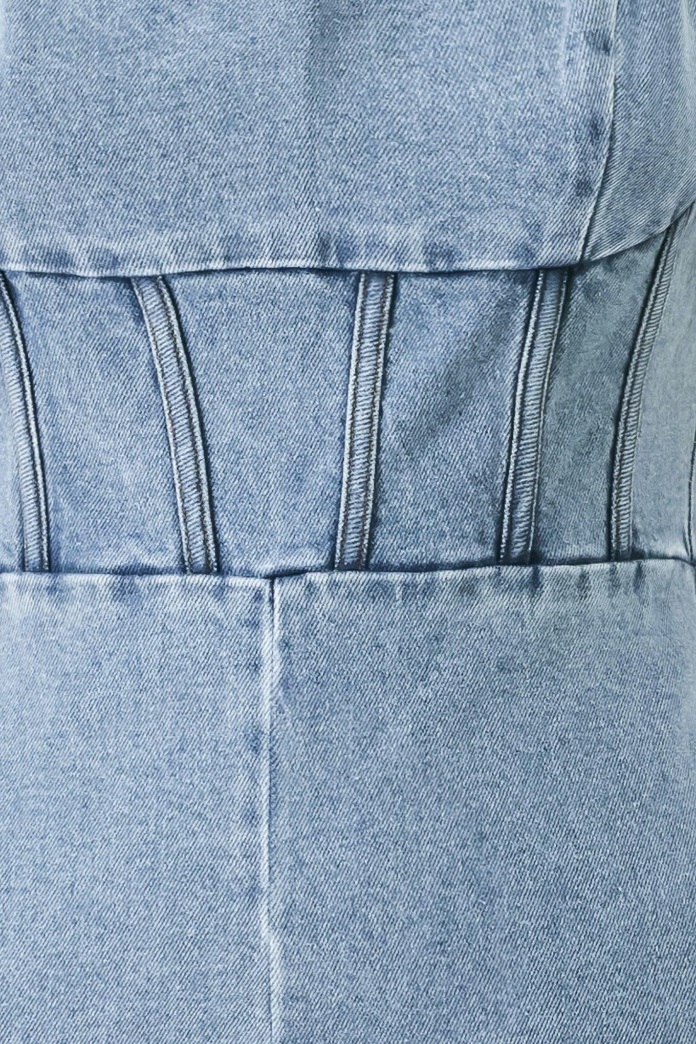 SKYLINE SWEETHEART DENIM JUMPSUIT