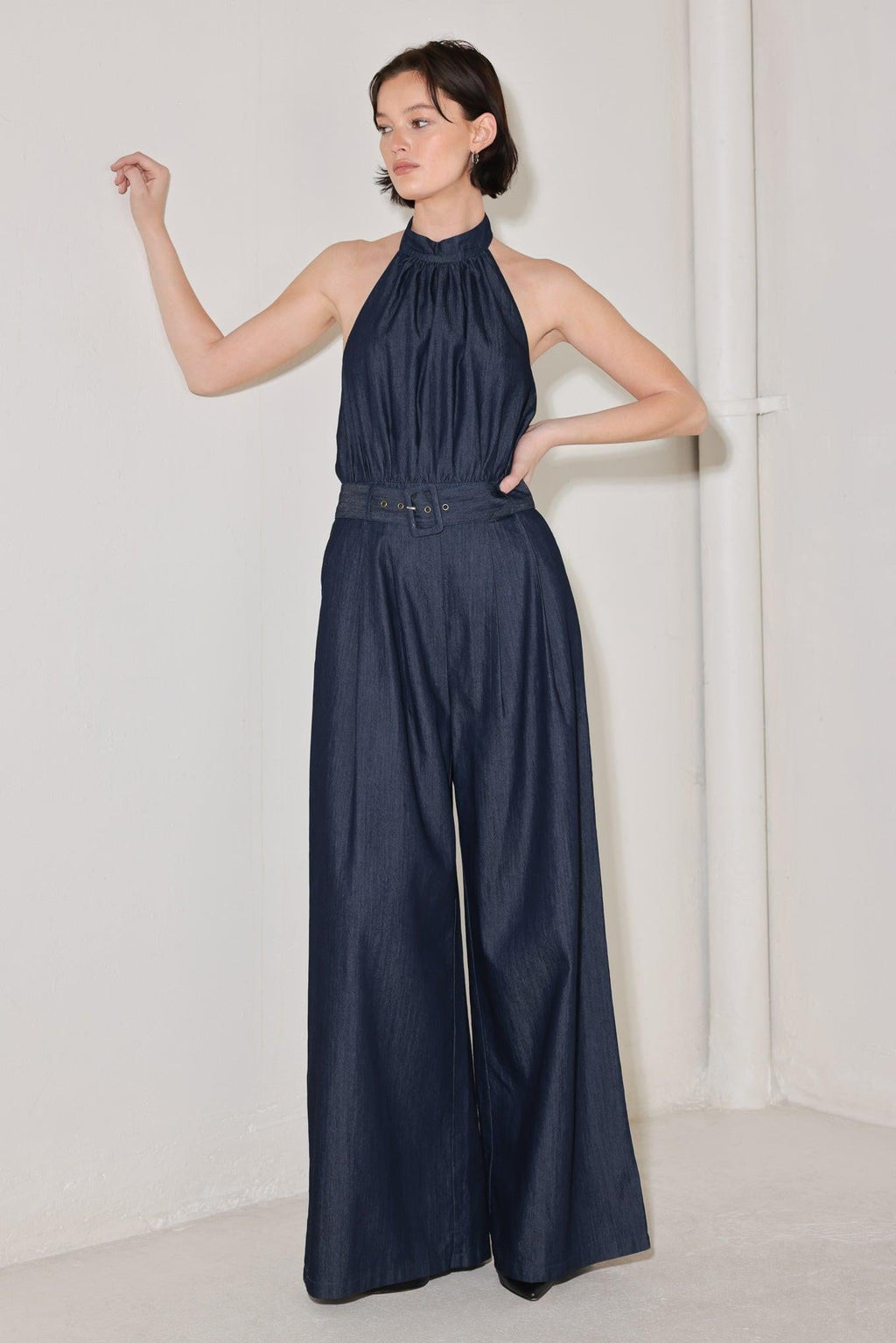EVENING EDITION WOVEN JUMPSUIT