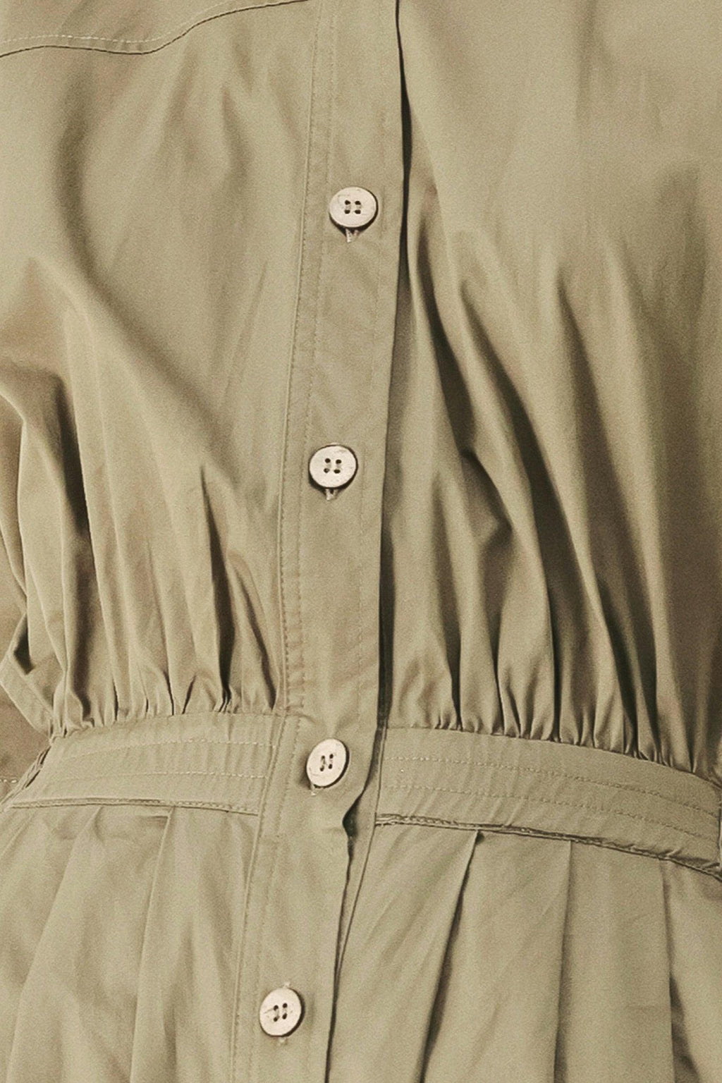 OLIVE DAYDREAM WOVEN JUMPSUIT