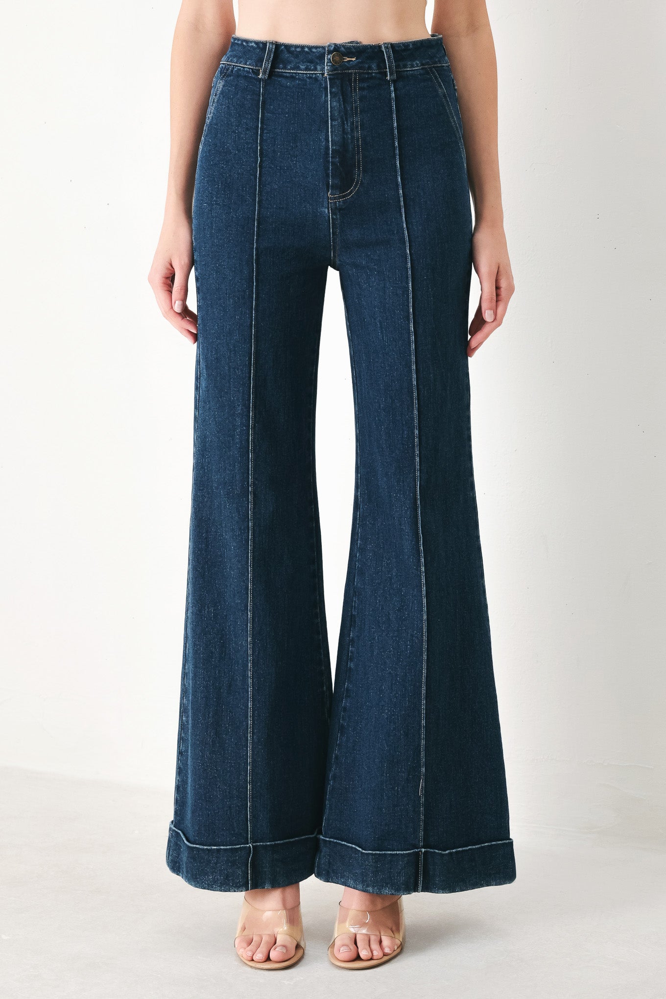 SKYLINE FLARE DENIM PANTS