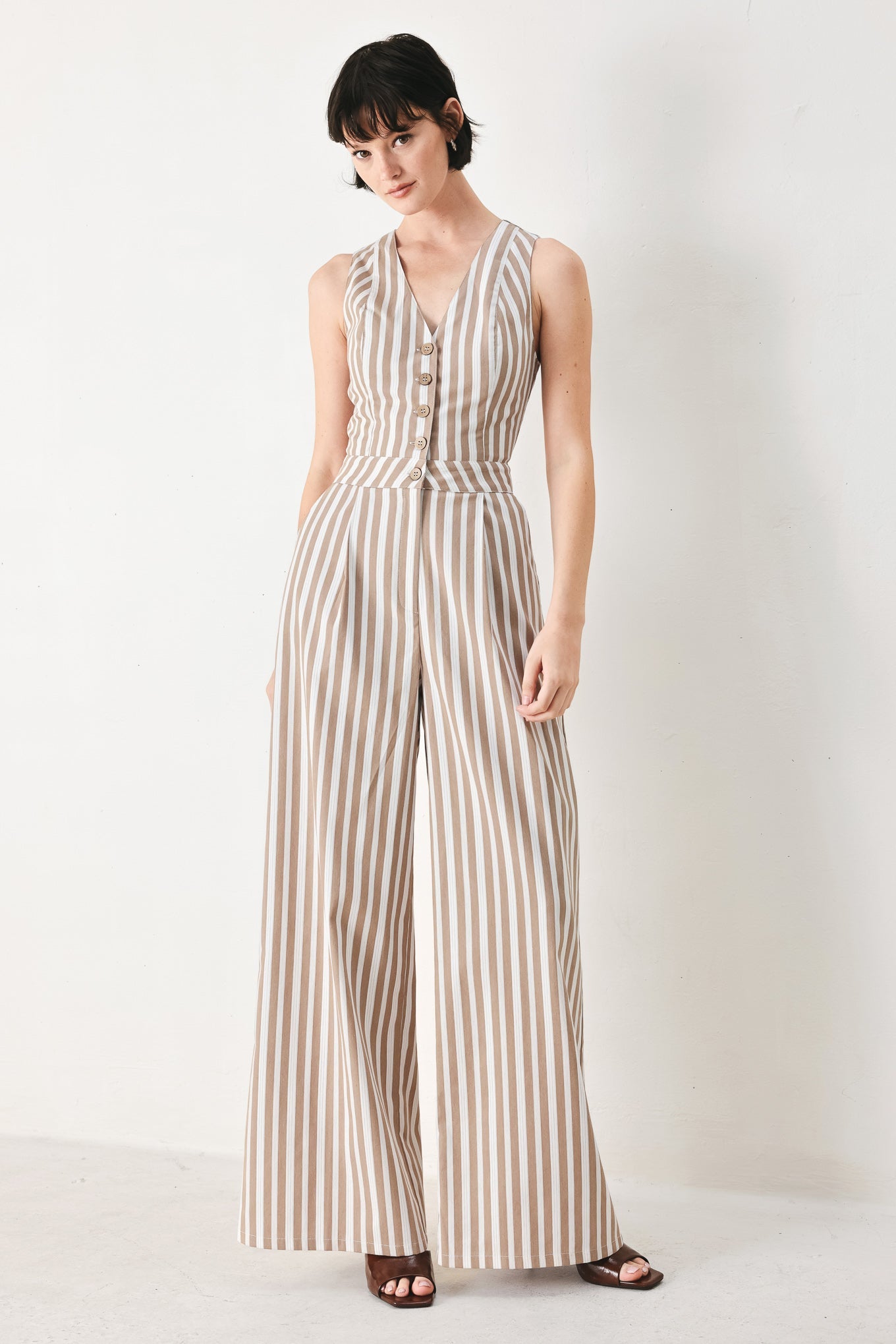 NATURAL RHYTHM WOVEN JUMPSUIT