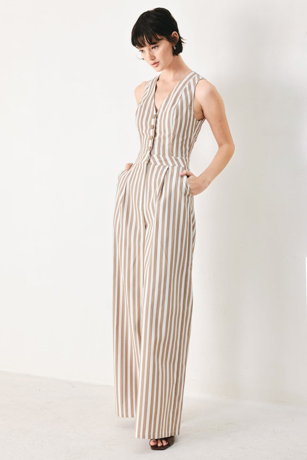 NATURAL RHYTHM WOVEN JUMPSUIT