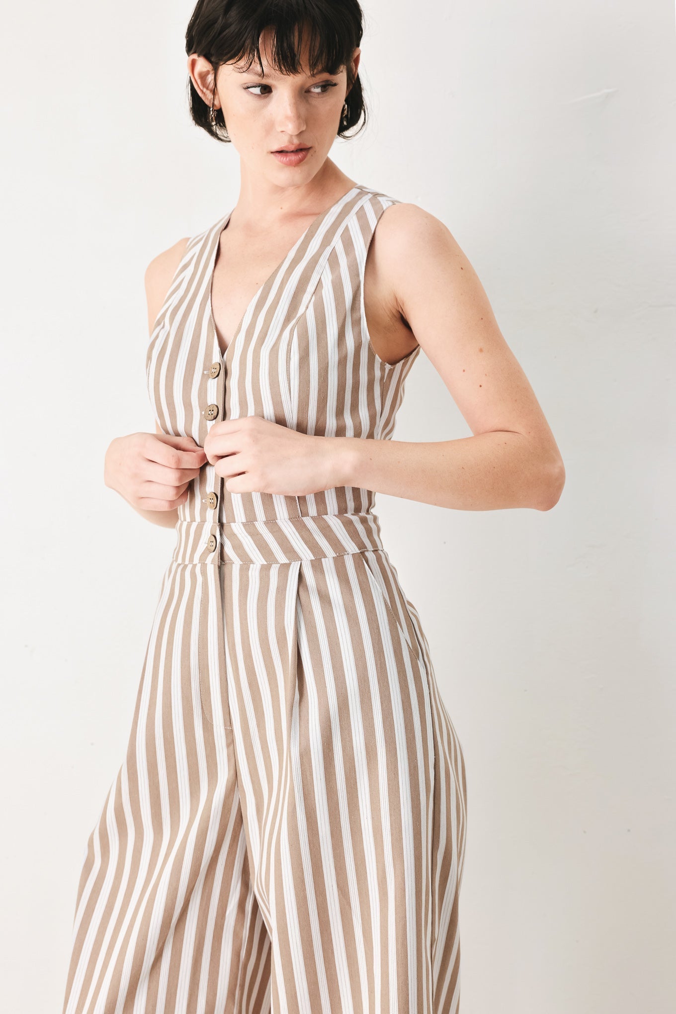 NATURAL RHYTHM WOVEN JUMPSUIT