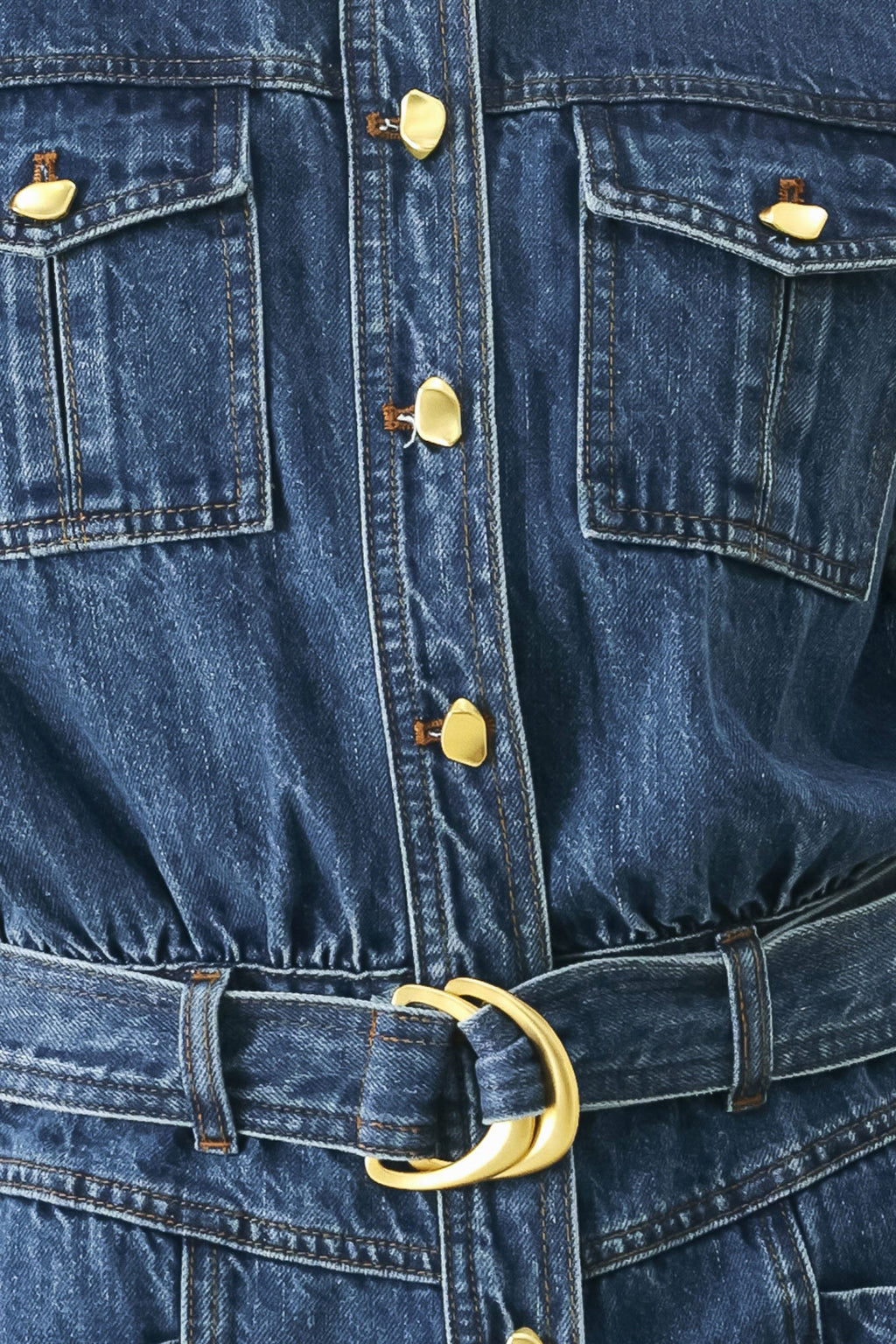 PLAY MODE DENIM ROMPER