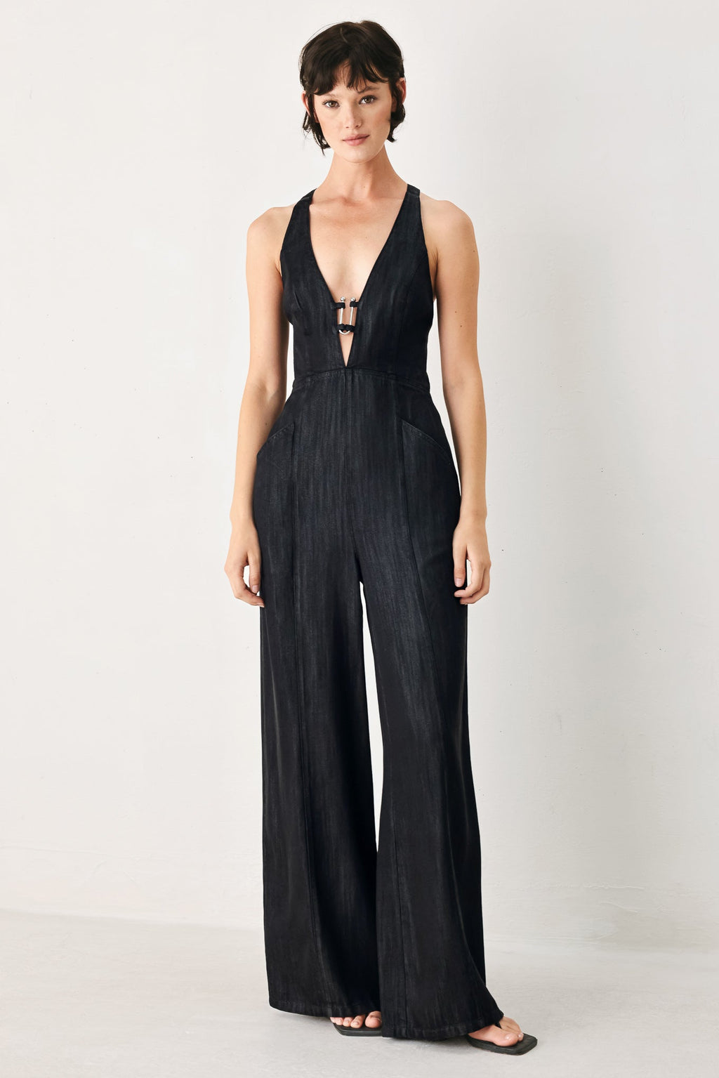 NOIR COAS WOVEN JUMPSUIT