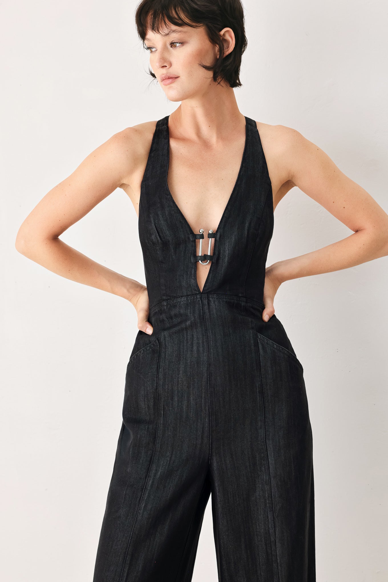 NOIR COAS WOVEN JUMPSUIT