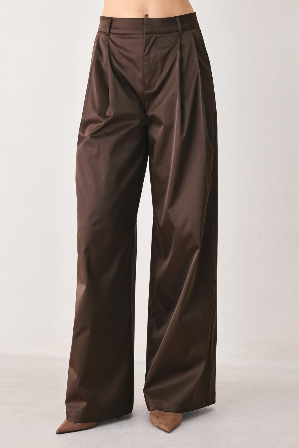 PARCHMENT RELAXED-FIT WOVEN PANTS
