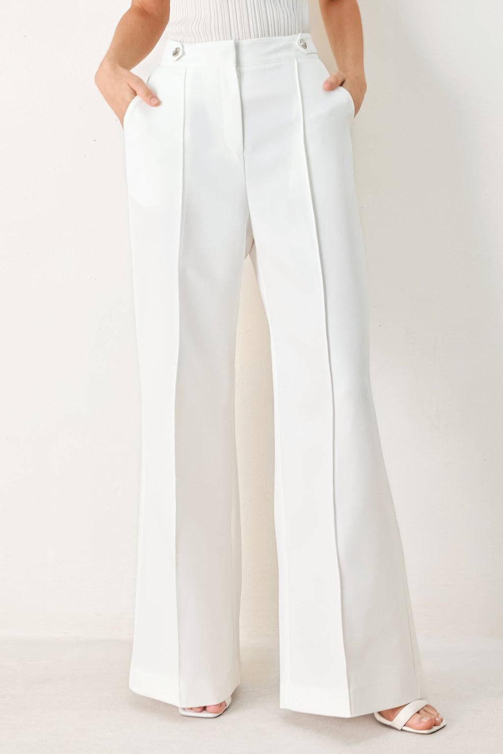 CRYSTAL BAY WOVEN WIDE LEG PANTS