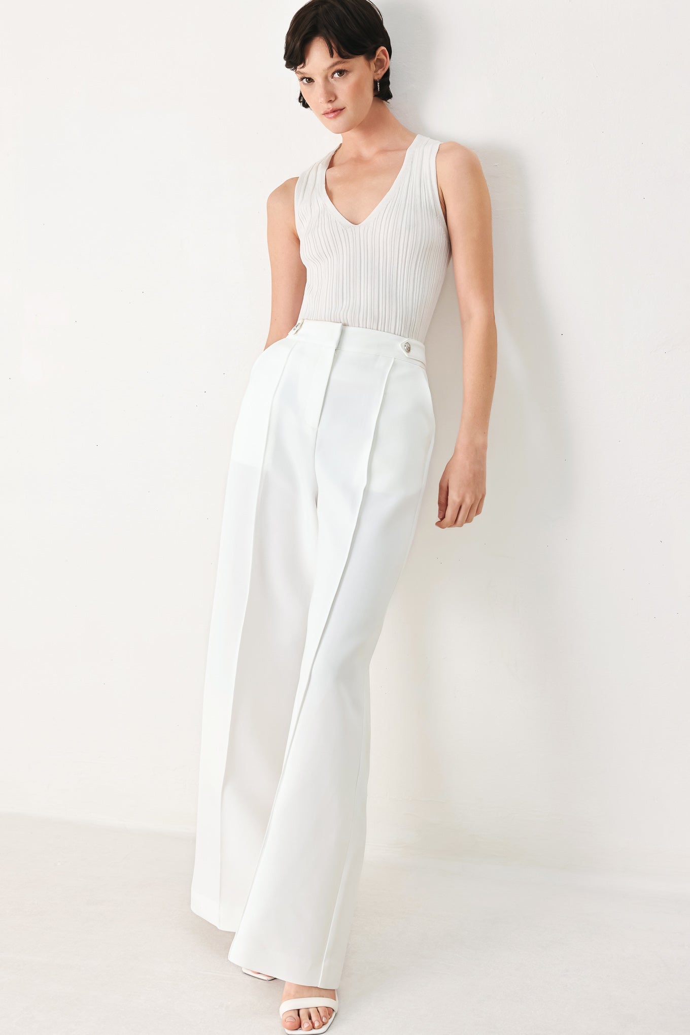 CRYSTAL BAY WOVEN WIDE LEG PANTS