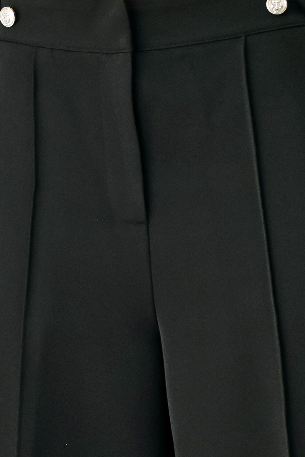 BLACK POWER PALAZZO WOVEN PANTS