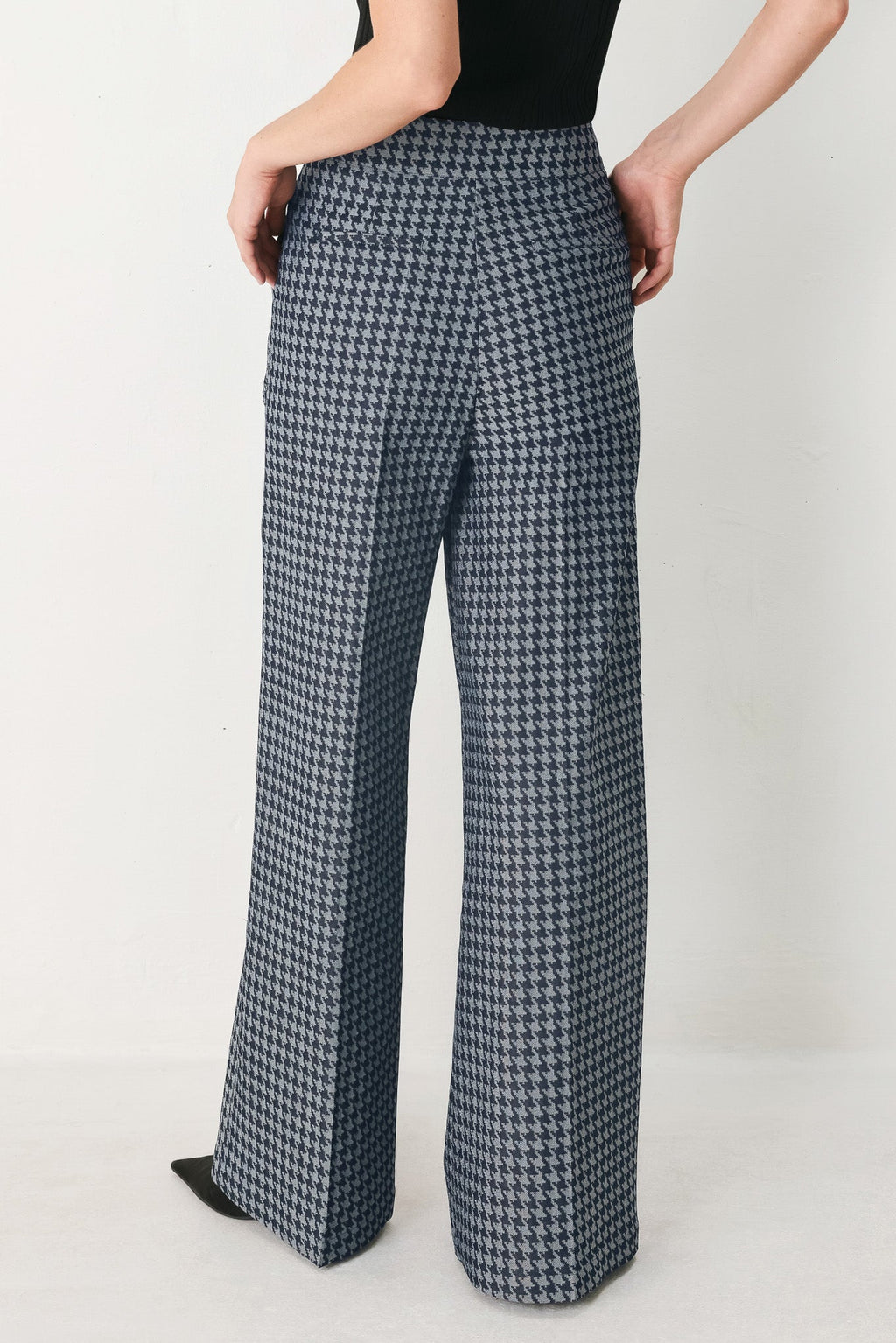 NOIR SOCIETY WOVEN WIDE LEG PANTS