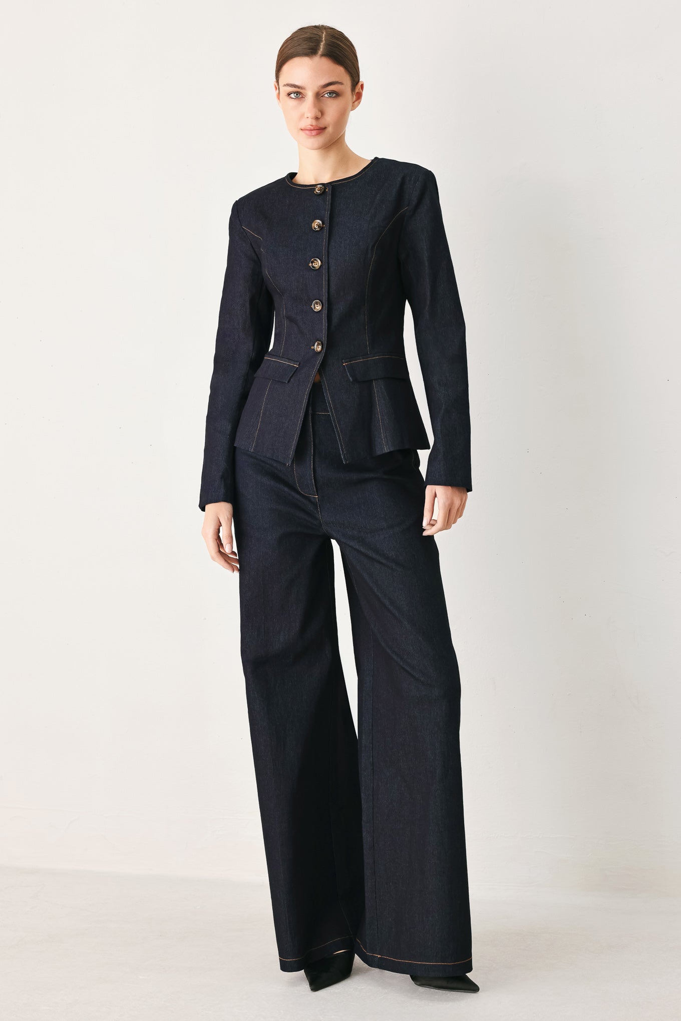 DARK INDIGO DENIM PANTS