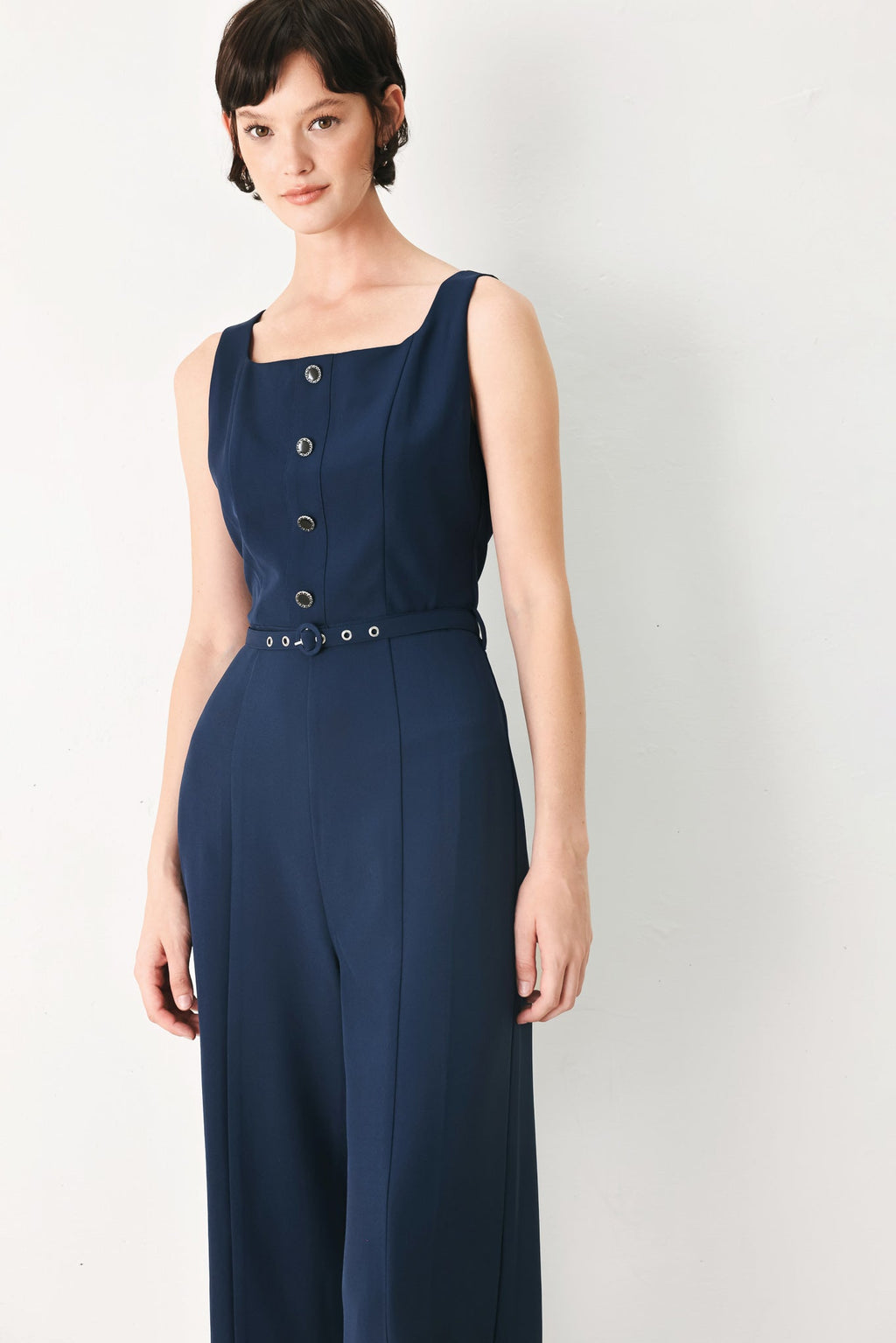 AFTER HOURS ELEGANCE WOVEN JUMPSUIT