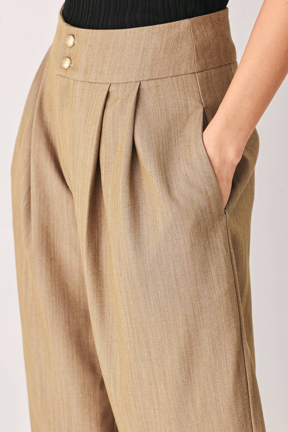 STONEWASH RELAXED WOVEN PANTS