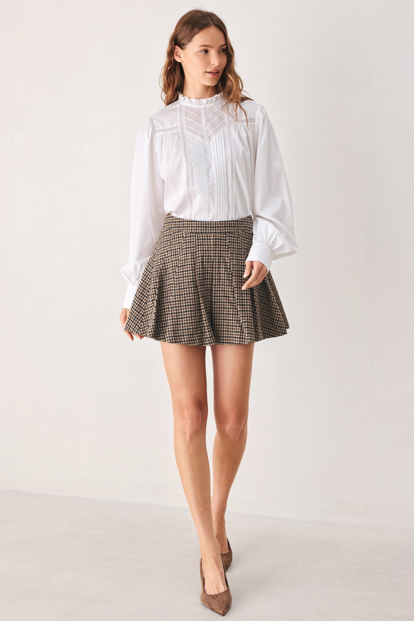 TWEED ACADEMY WOVEN SKORT