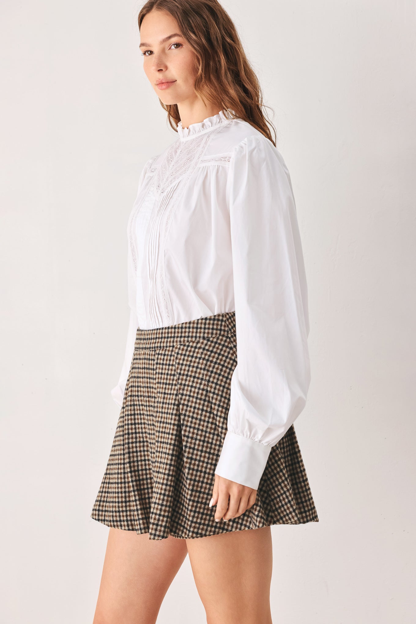 TWEED ACADEMY WOVEN SKORT