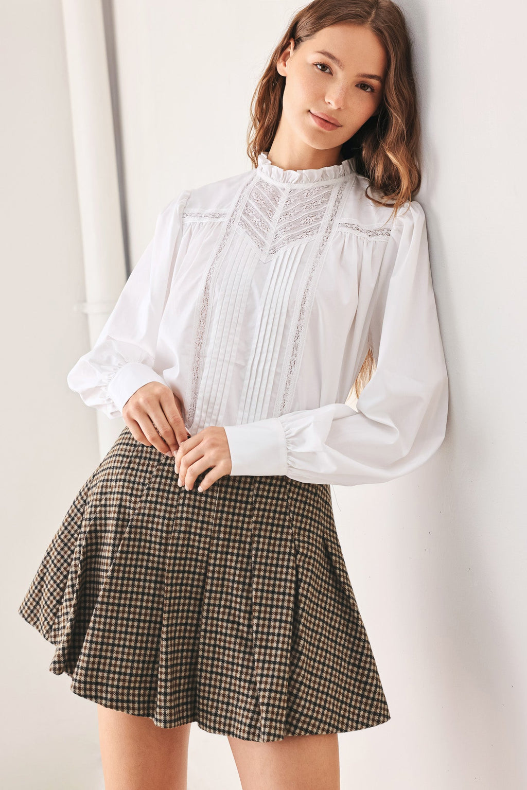TWEED ACADEMY WOVEN SKORT