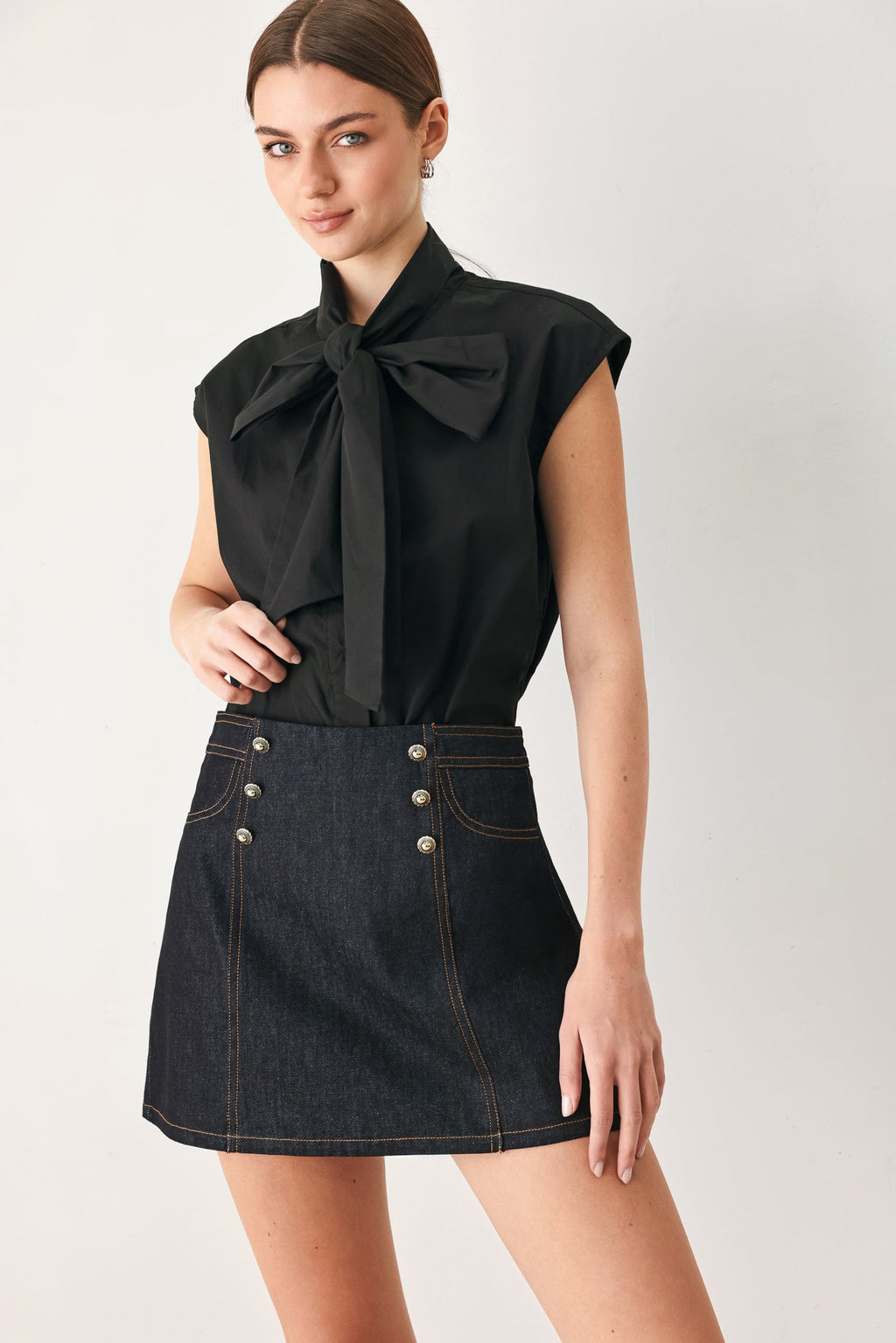 MODERN PREP DENIM SKORT