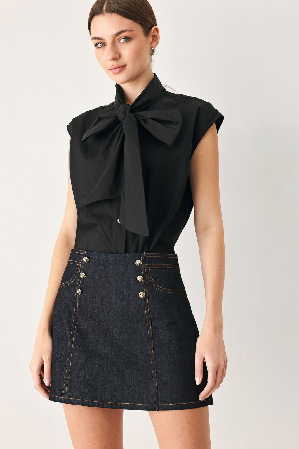 MODERN PREP DENIM SKORT