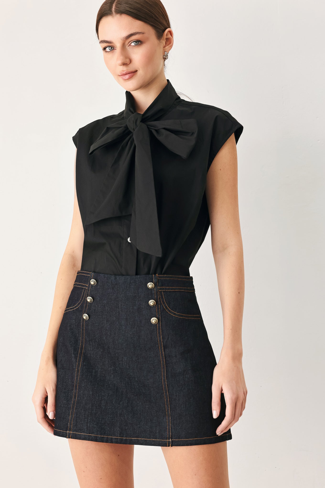MODERN PREP DENIM SKORT