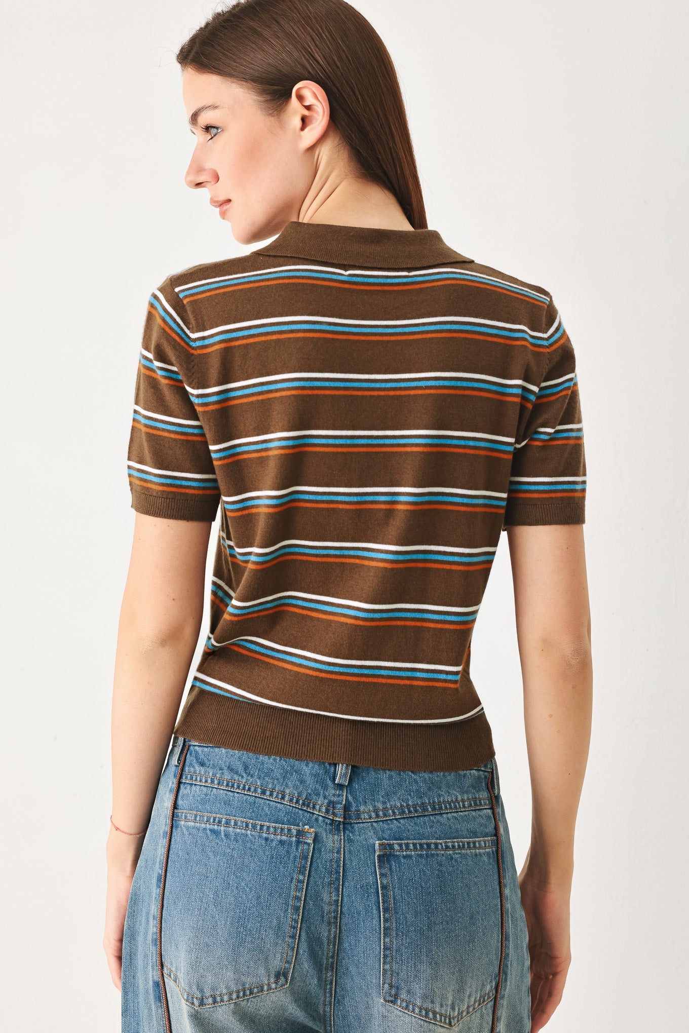 PRETTY IN PARADISE POLO TOP