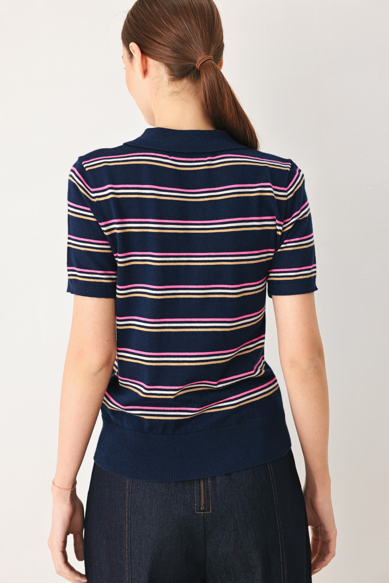 PRETTY IN PARADISE POLO TOP