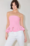 SUGAR PETAL SWEATER KNIT TOP