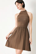 SWEET LATTE SWEATER KNIT MINI DRESS