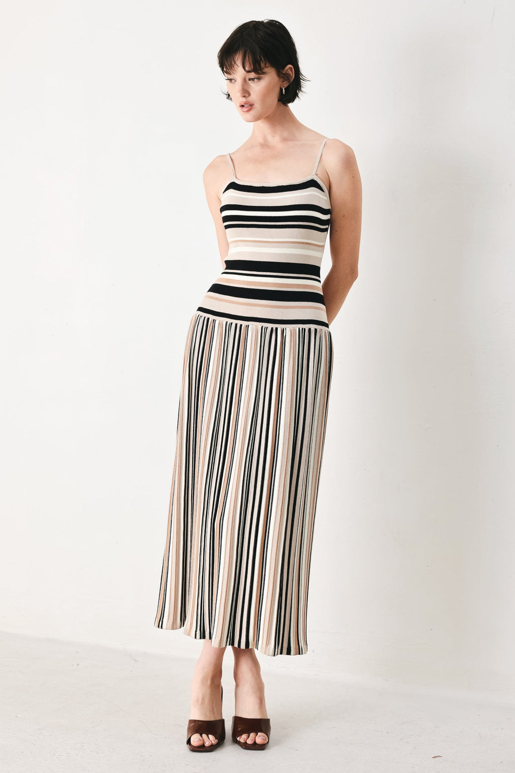 FESTIVAL FREQUENCY SWEATER KNIT MIDI DRESS