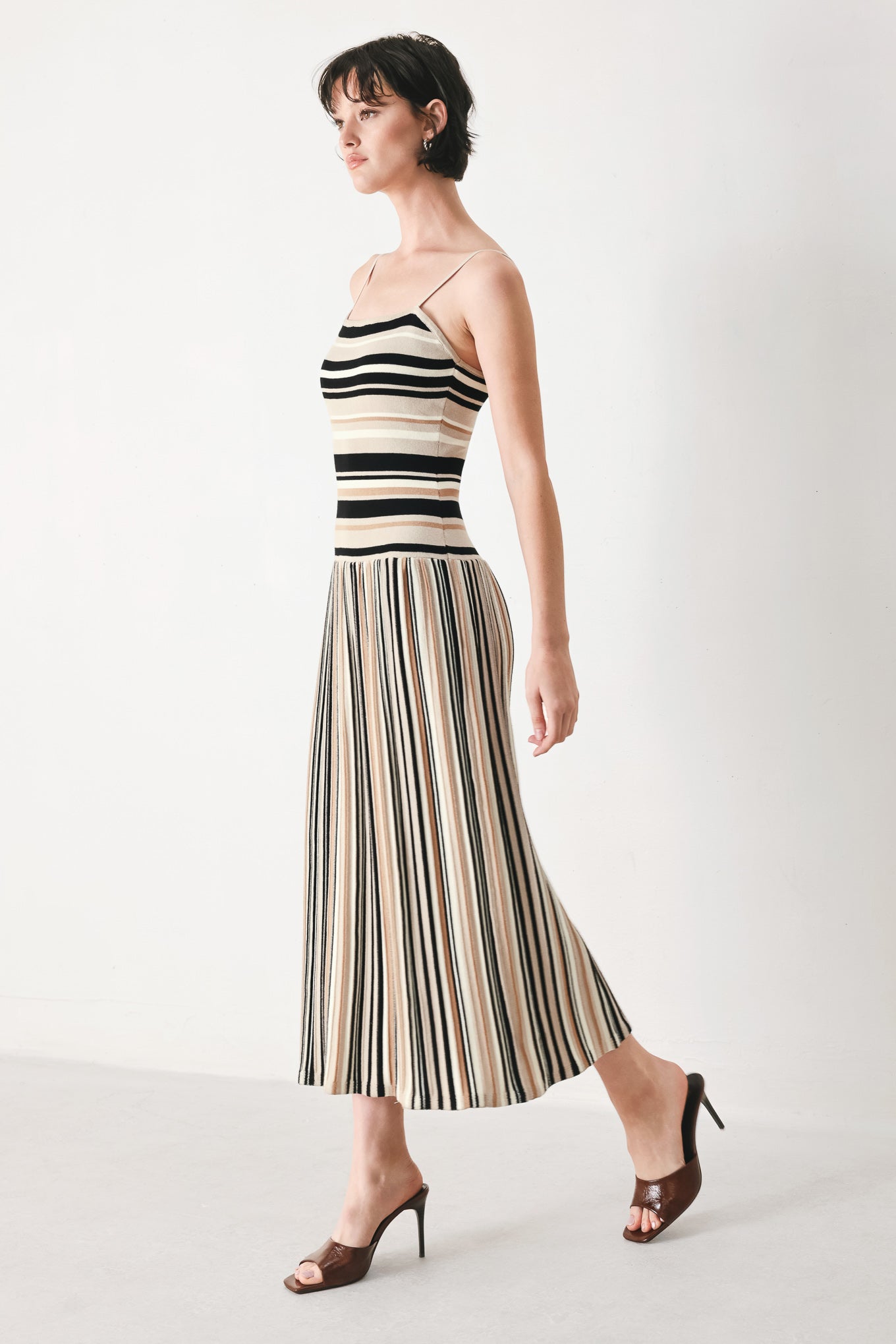FESTIVAL FREQUENCY SWEATER KNIT MIDI DRESS