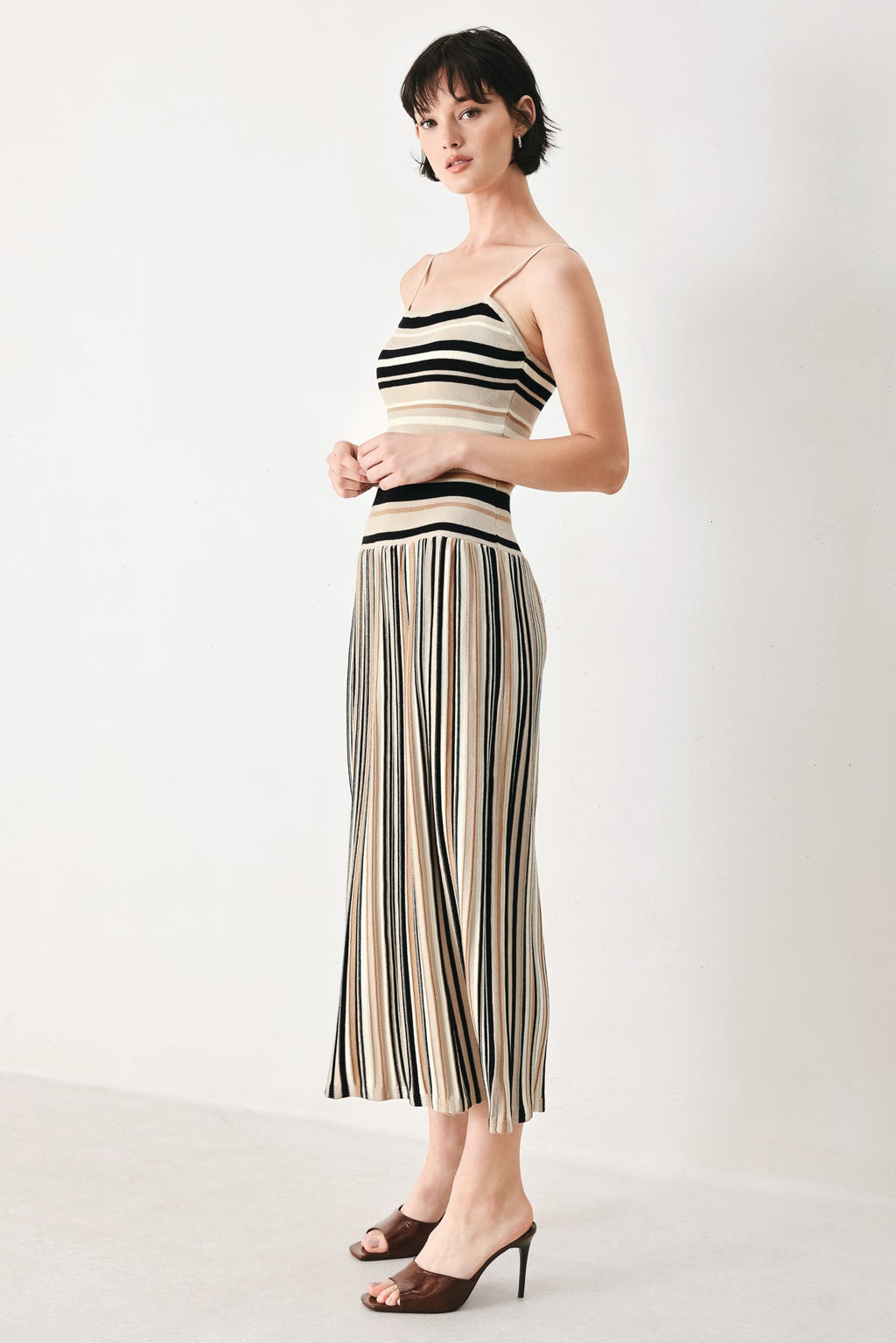 FESTIVAL FREQUENCY SWEATER KNIT MIDI DRESS