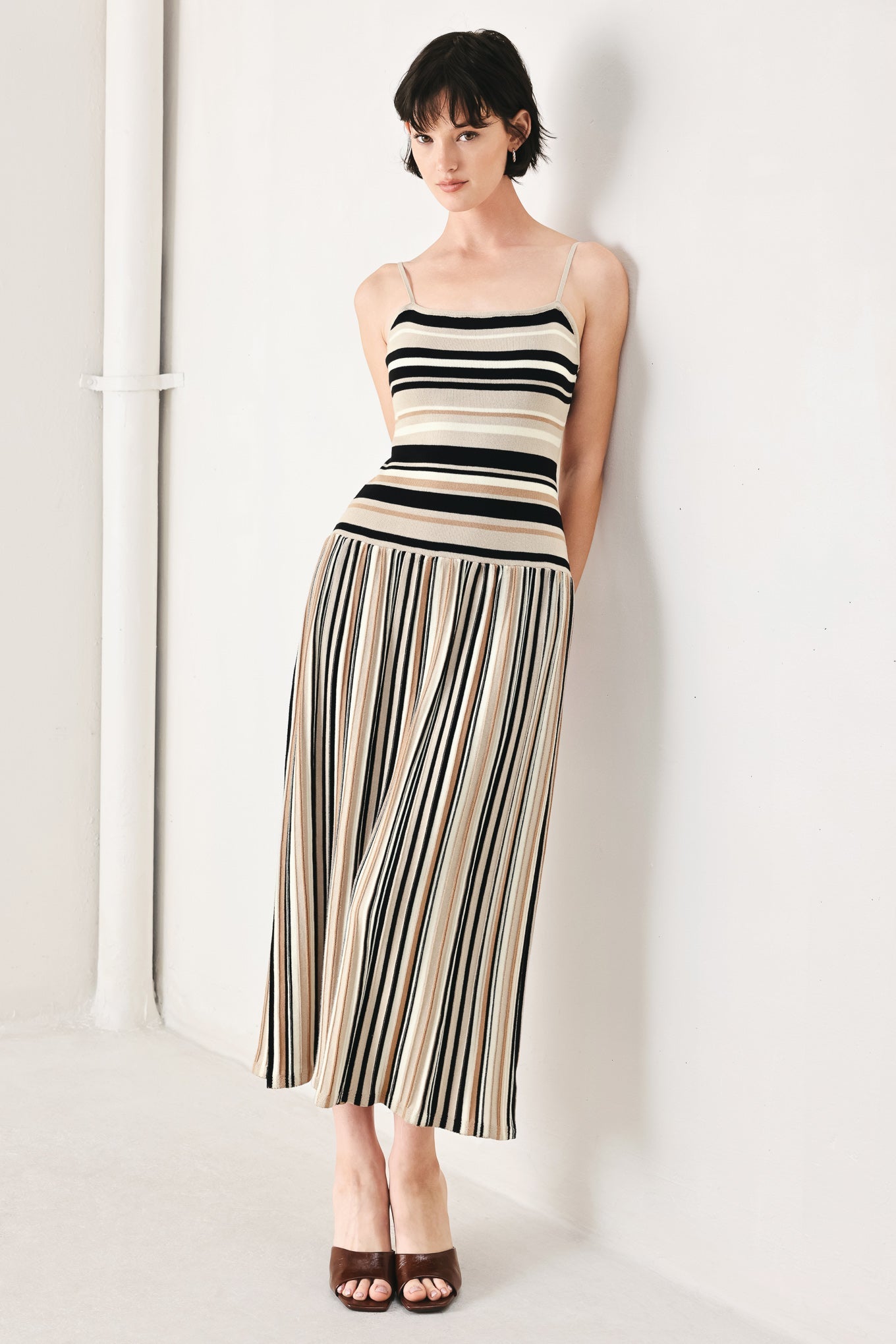 FESTIVAL FREQUENCY SWEATER KNIT MIDI DRESS