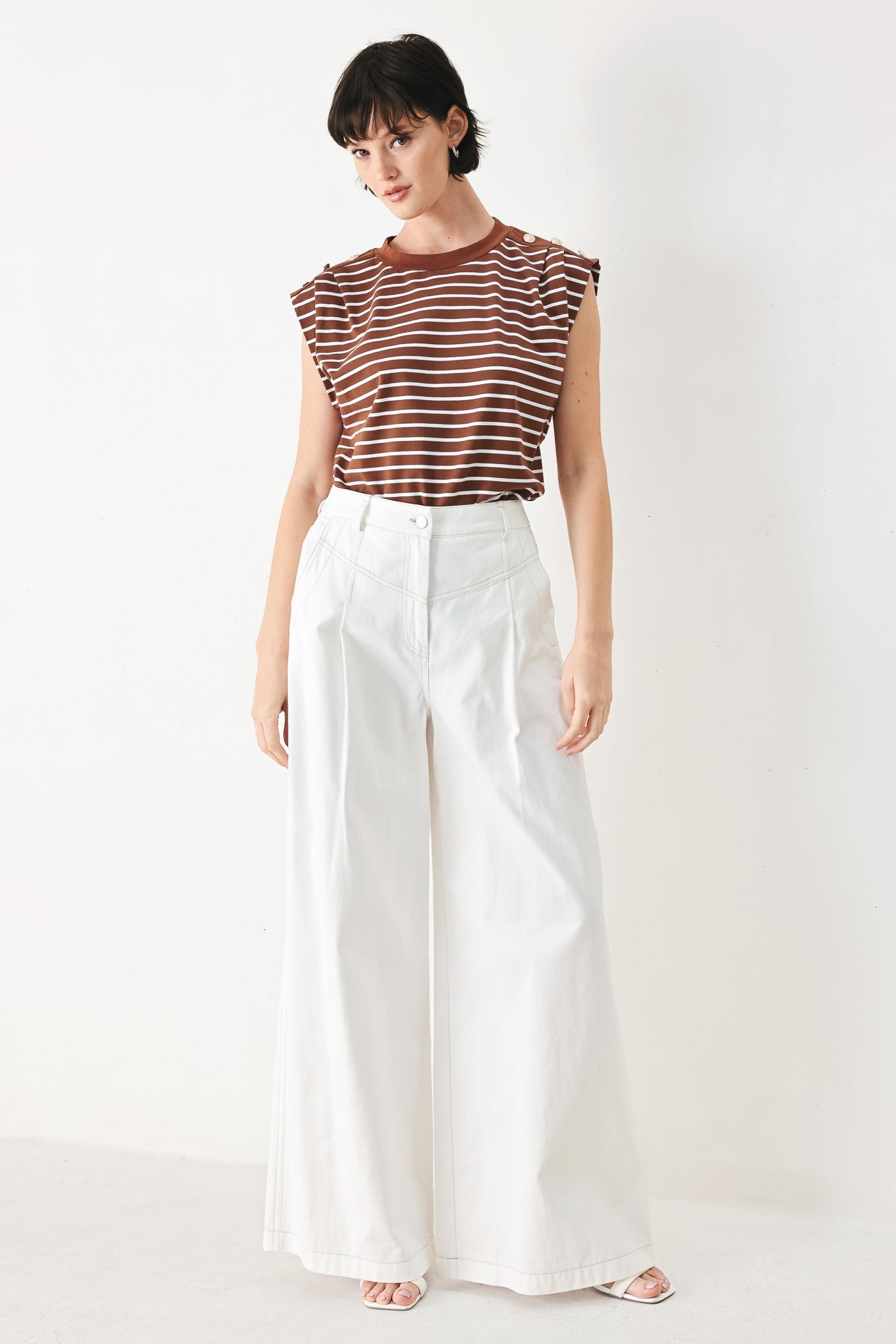 EVERYDAY COOL STRIP KNIT TOP