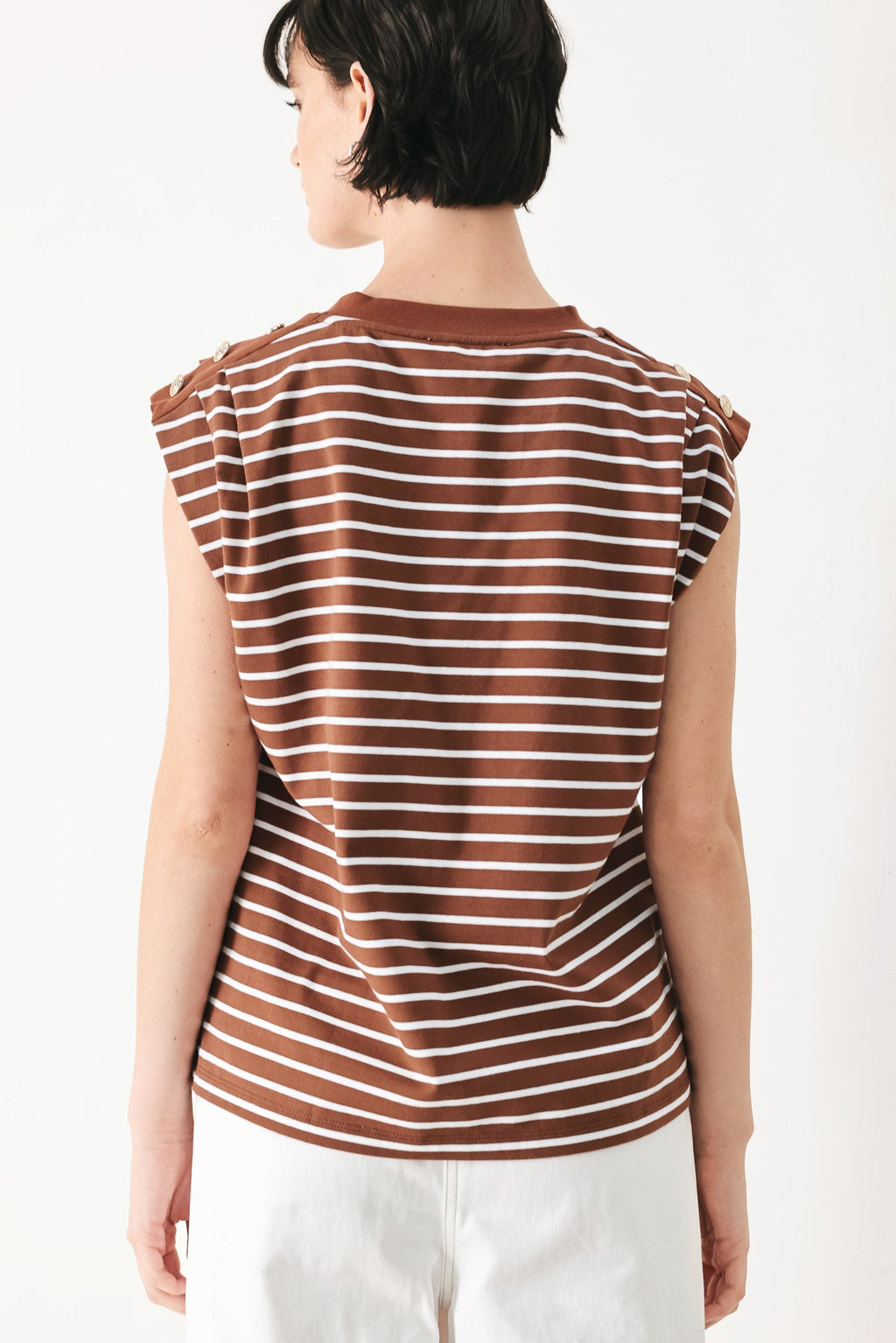 EVERYDAY COOL STRIP KNIT TOP