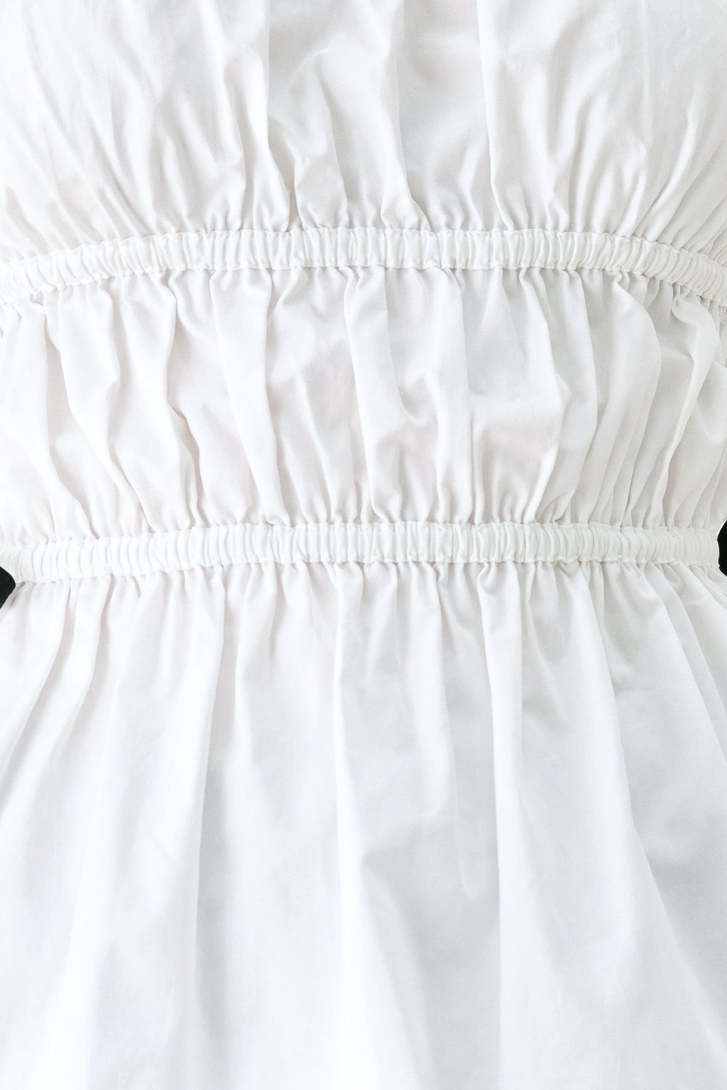BEACH CLUB WOVEN STRAPLESS TOP