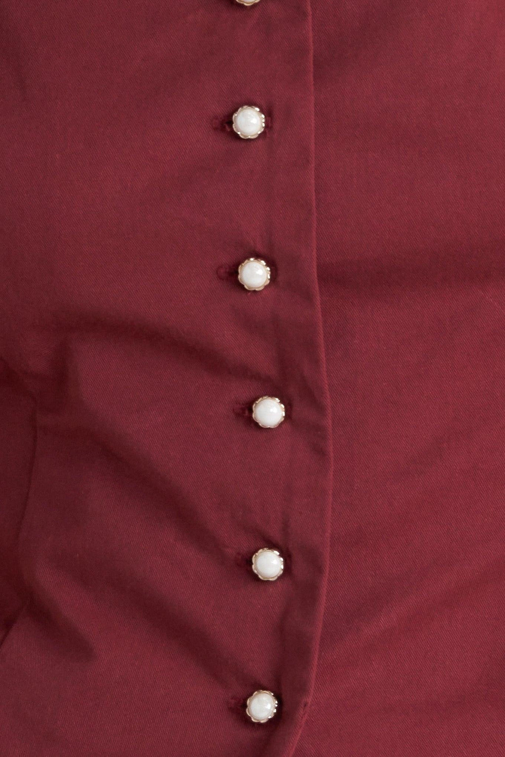 AMOUR SCALLOP WOVEN TOP