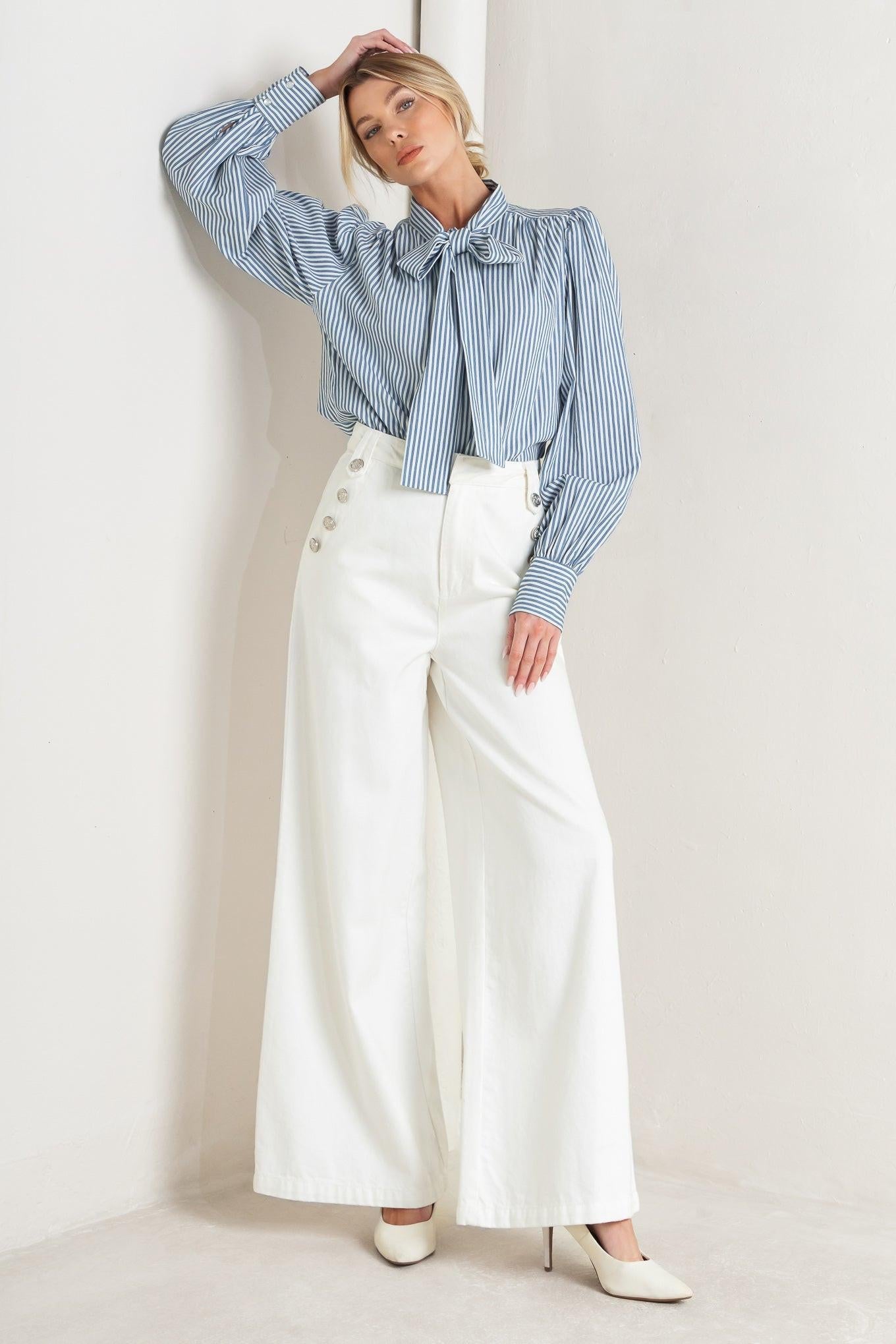 CHARMING INTENTIONS WOVEN TOP