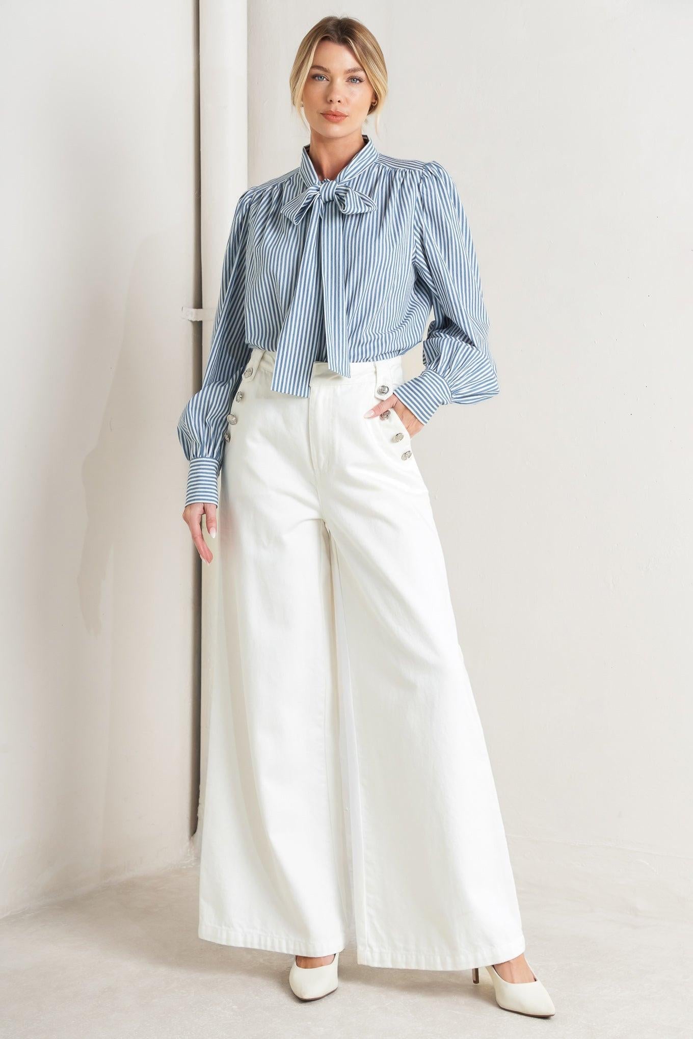 CHARMING INTENTIONS WOVEN TOP