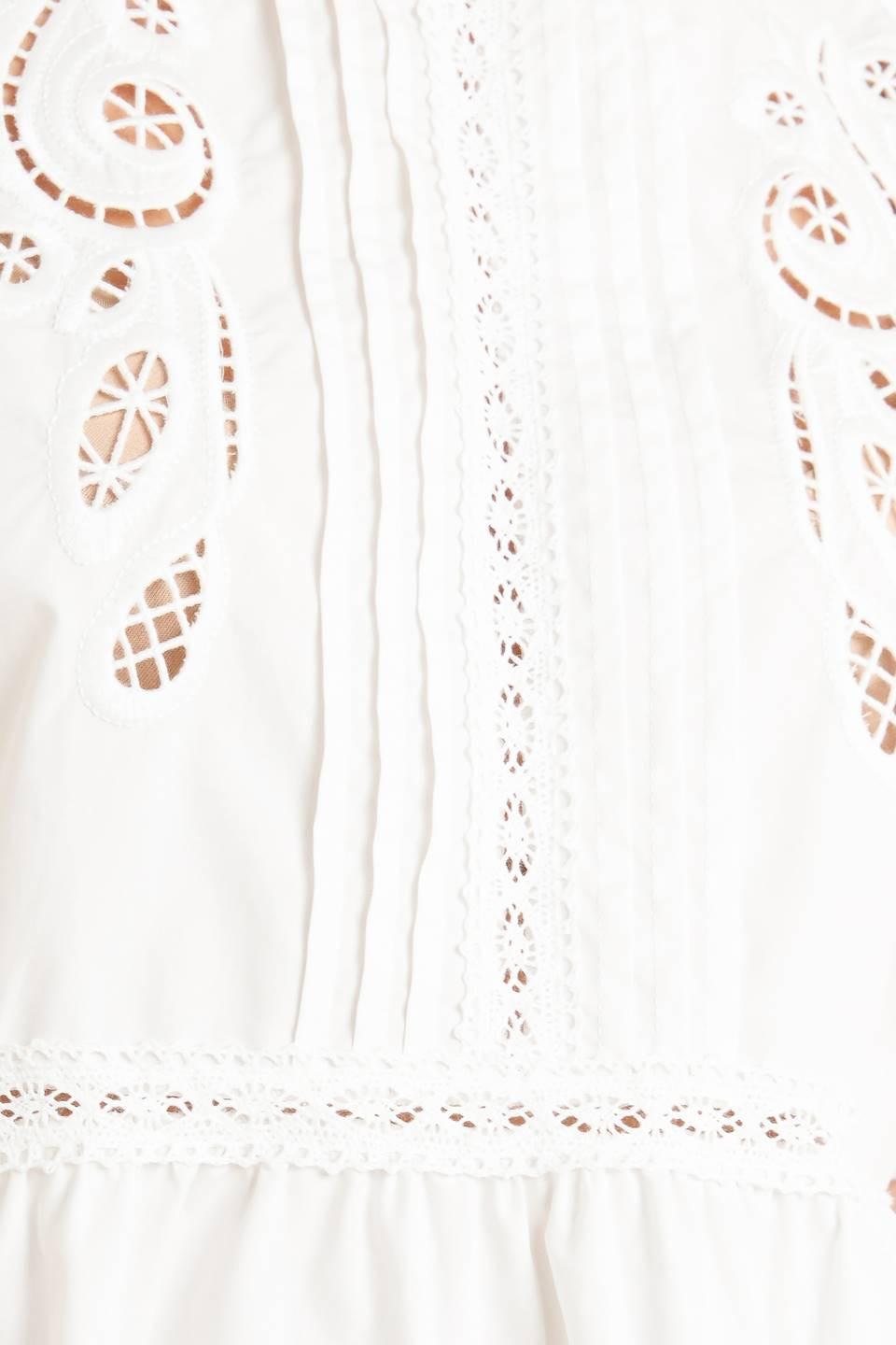 SILENT MORNING WOVEN TOP