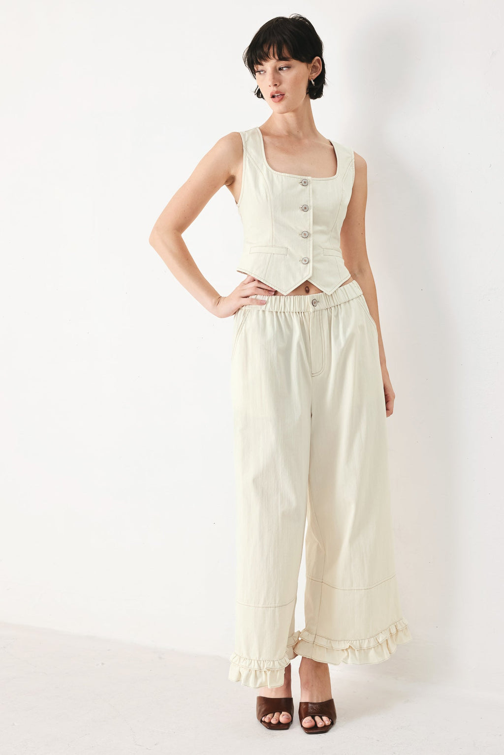 POWER SOFT WOVEN VEST