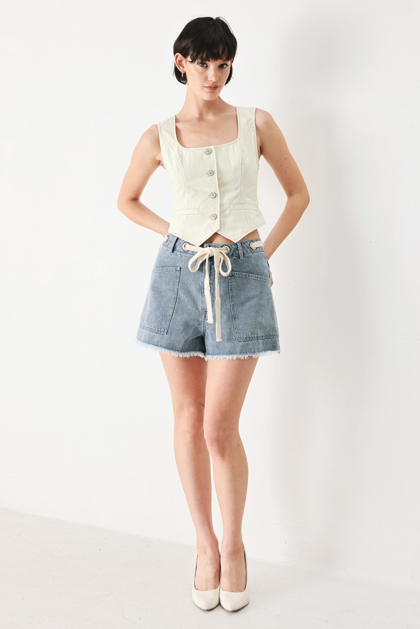 POWER SOFT WOVEN VEST