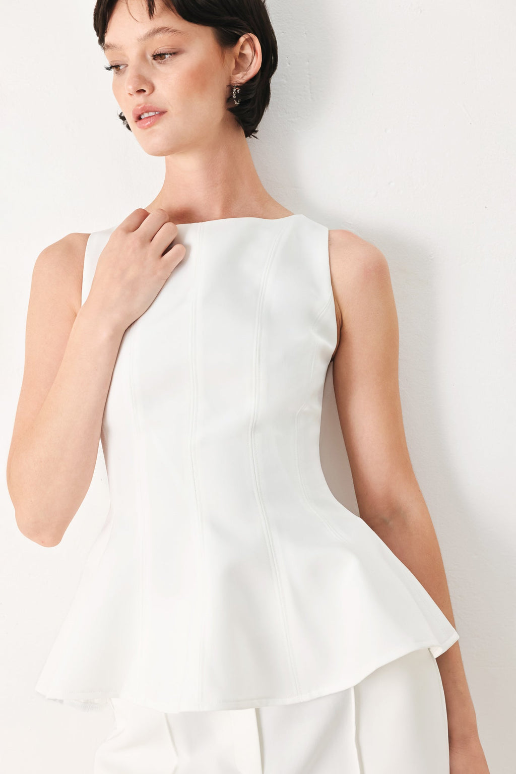 CRYSTAL BAY WOVEN TOP