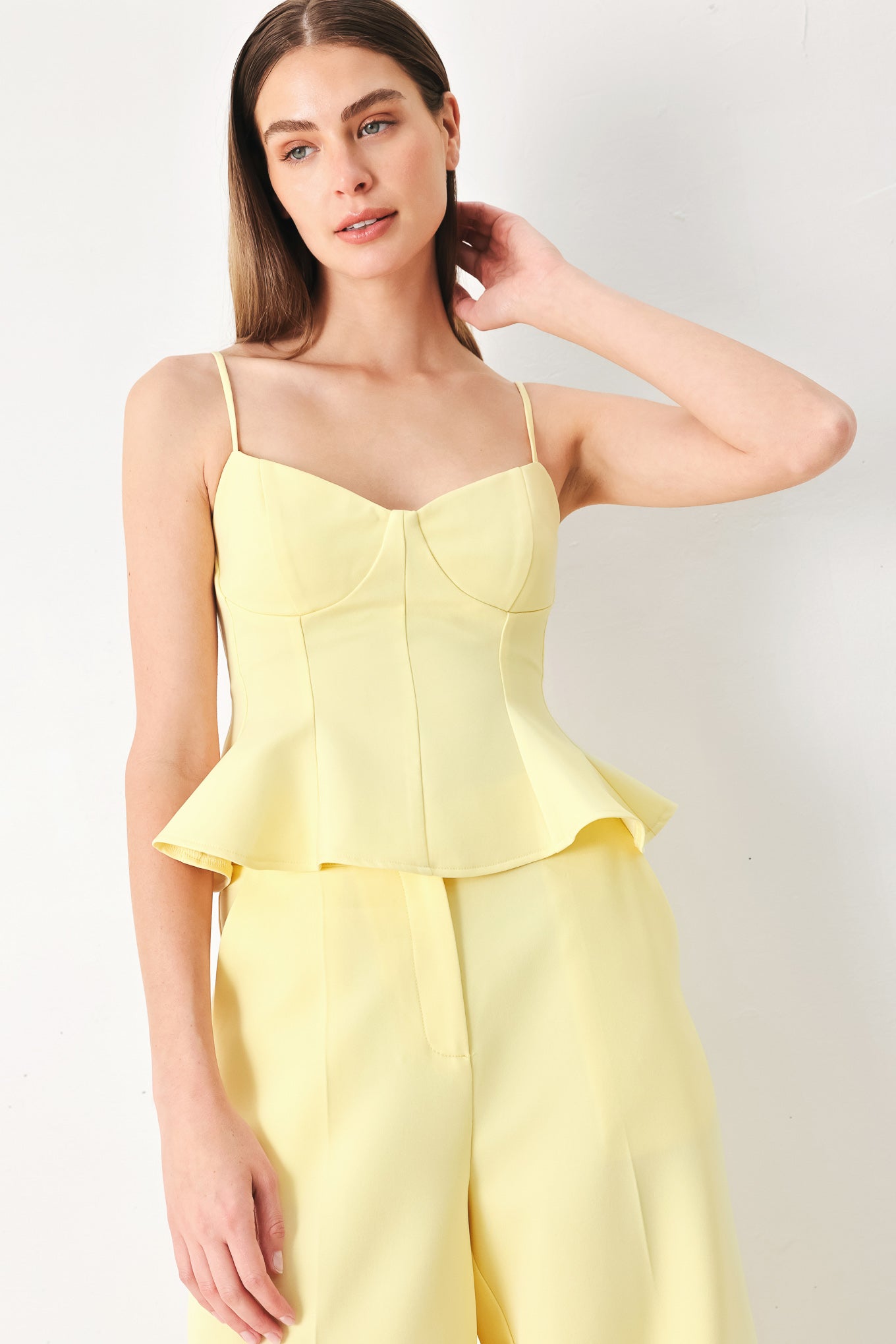 SWEET SUNSHINE WOVEN CAMI TOP